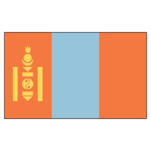 Mongolia National Flag - Nylon 3X5'