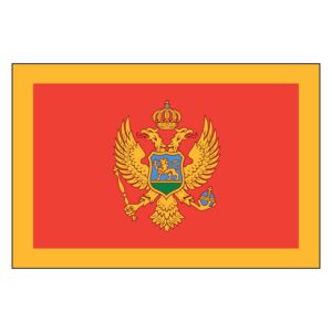 Montenegro National Flag - Nylon 5X8'
