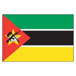 Mozambique National Flag - Nylon 3X5'