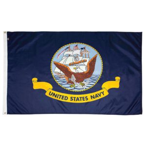 Navy Flag - Nylon 2X3'