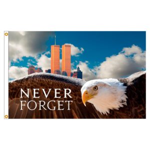 Never Forget Eagle 3X5'