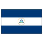 Nicaragua National Flag - Nylon 4X6'