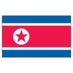 North Korea National Flag - Nylon 5X8'