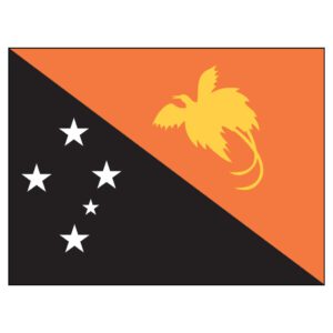 Papua New Guinea National Flag - Nylon 3X5'