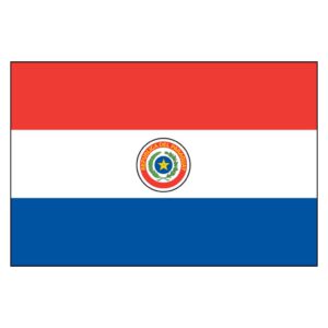 Paraguay National Flag - Nylon 3X5'