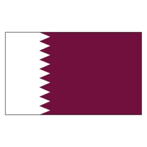 Qatar National Flag - Nylon 3X5'