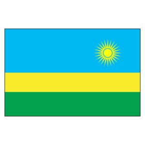 Rwanda National Flag - Nylon 3X5'