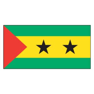 Sao Tome & Prin National Flag - Nylon 3X5'