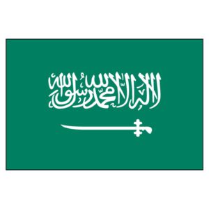 Saudi Arabia National Flag - Nylon 5X8'