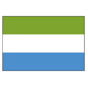 Sierra Leone National Flag - Nylon 5X8'