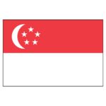 Singapore National Flag - Nylon 4X6'