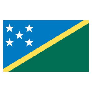 Solomon Islands National Flag - Nylon 5X8'