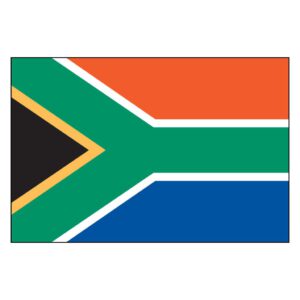 South Africa National Flag - Nylon 4X6'