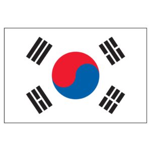 South Korea National Flag - Nylon 4X6'