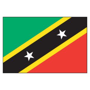 St. Kitts & Nevis National Flag - Nylon 5X8'