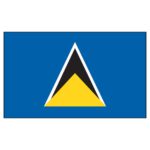 St. Lucia National Flag - Nylon 4X6'