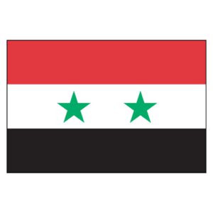 Syria National Flag - Nylon 4X6'