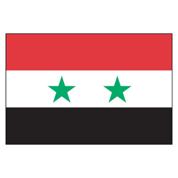 Syria National Flag - Nylon 4X6'