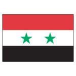 Syria National Flag - Nylon 5X8'