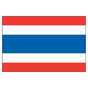 Thailand National Flag - Nylon 4X6'