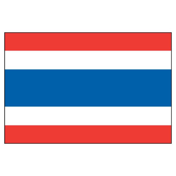 Thailand National Flag - Nylon 5X8'
