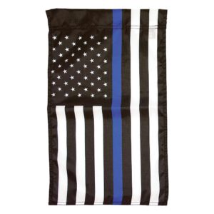 Thin Blue Line U.S. Flag - Nylon 18 X 12"