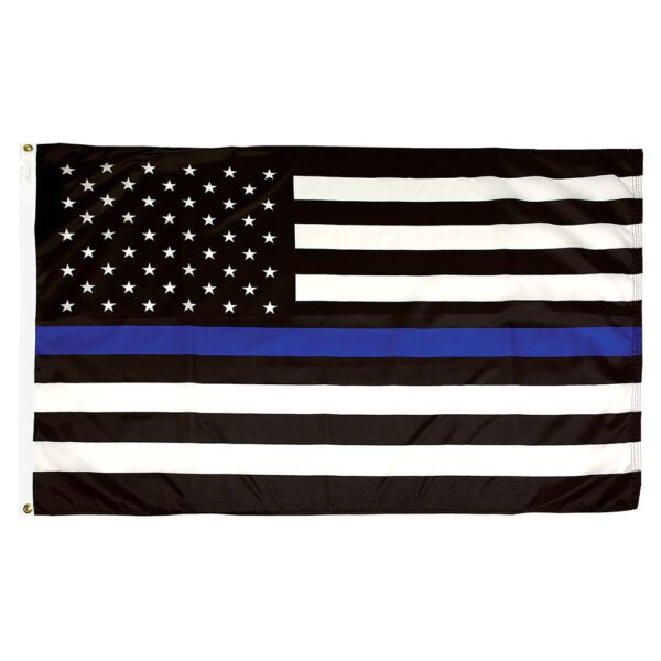 Thin Blue Line U.S. Flag - Nylon 3X5'