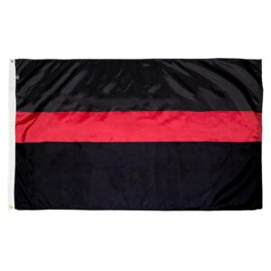 Thin Red Line Flag - Nylon 3X5'