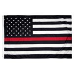 Thin Red Line U.S. Flag - Nylon 3X5'