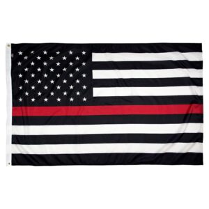 Thin Red Line U.S. Flag - Nylon 3X5'