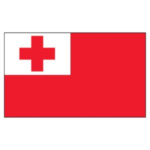 Tonga National Flag - Nylon 3X5'