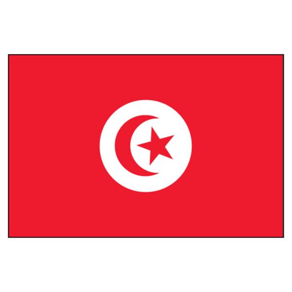 Tunisia National Flag - Nylon 3X5'