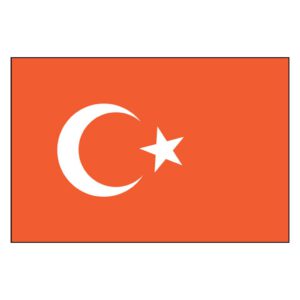Turkey National Flag - Nylon 5X8'