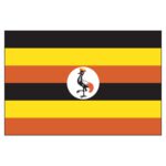 Uganda National Flag - Nylon 3X5'