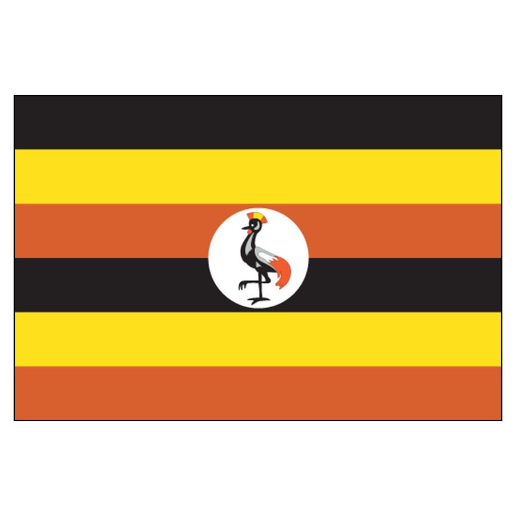 Uganda National Flag Nylon 5X8' Fly American Flags