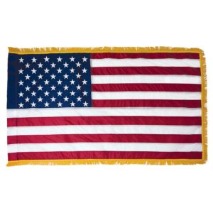 United States Nylon Flag - Pole Hem Fringe 4x6’