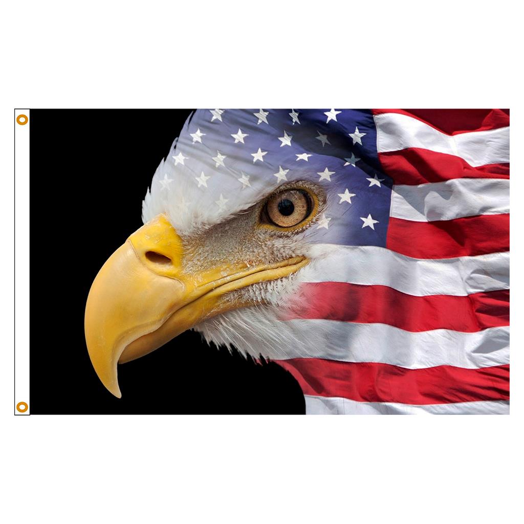 US Flag Eagle 2X3' - Fly American Flags