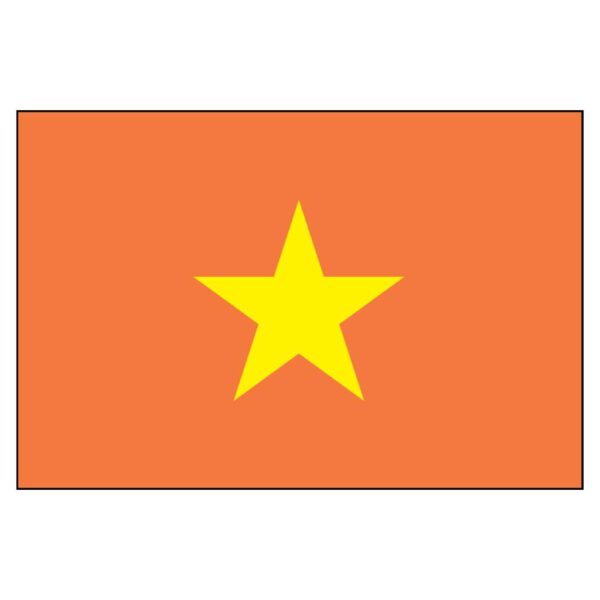 Vietnam National Flag - Nylon 3X5'