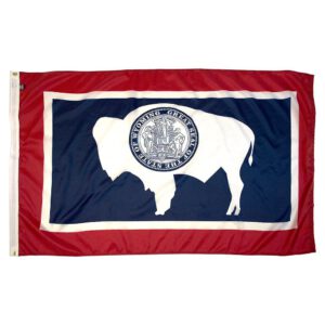 Wyoming State Flag - Nylon 8x12'