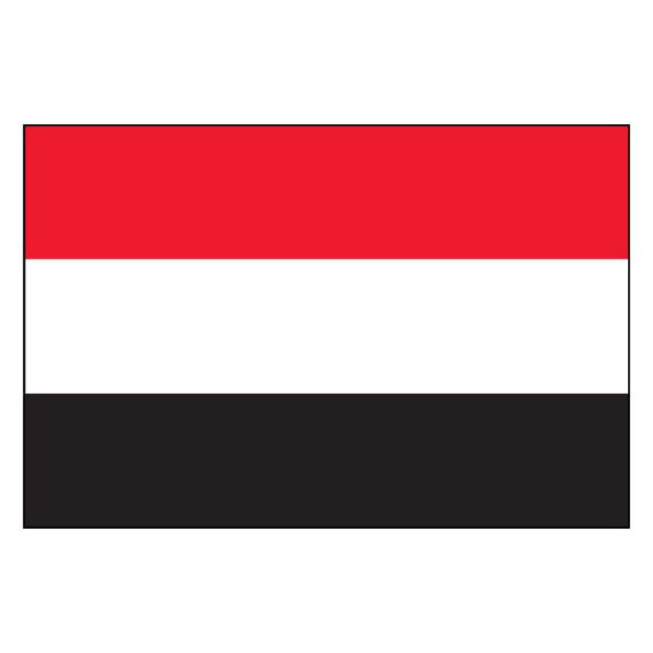 Yemen National Flag - Nylon 3X5'