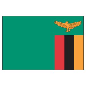 Zambia National Flag - Nylon 3X5'