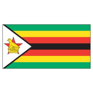 Zimbabwe National Flag - Nylon 4X6'