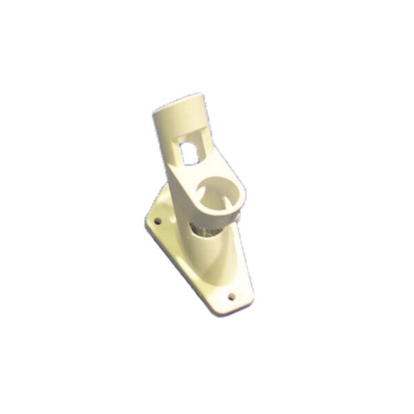 2-Way Angle White Plastic Holder