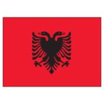 Albania National Flag - Nylon 3X5'