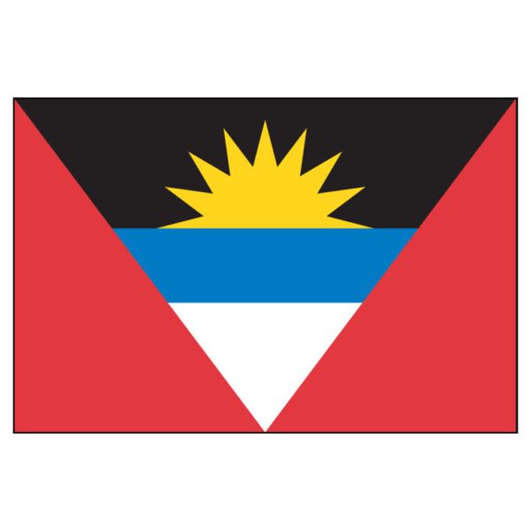 Antigua & Barbuda National Flag - Nylon 5X8'