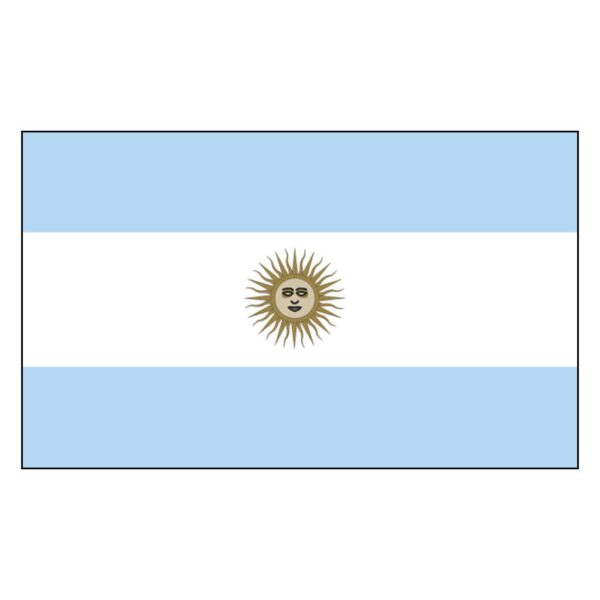 Argentina National Flag - Nylon 5X8'