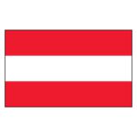 Austria National Flag - Nylon 3X5'