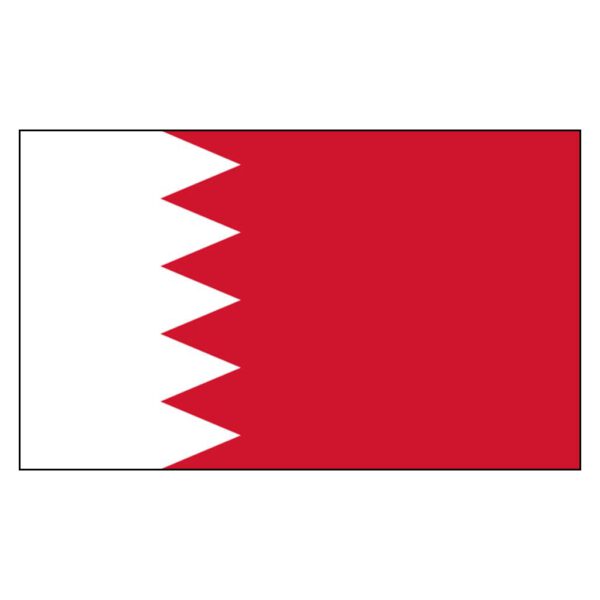 Bahrain National Flag - Nylon 4X6'