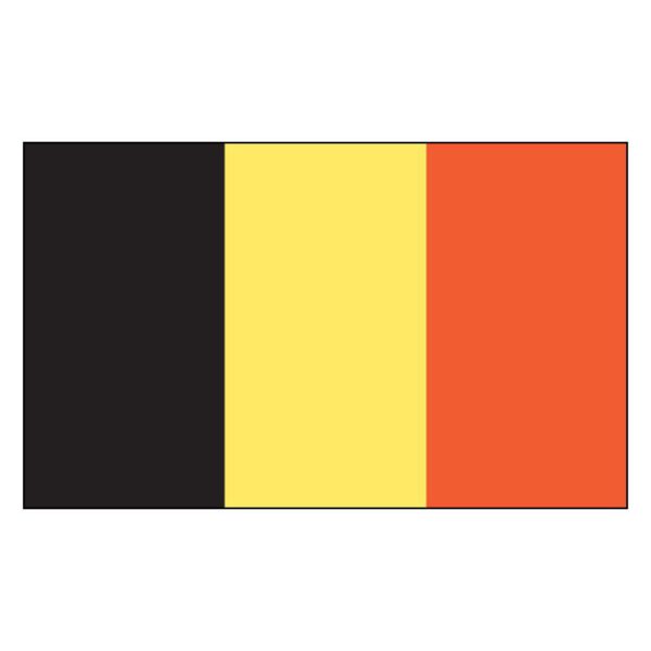 Belgium National Flag - Nylon 3X5'