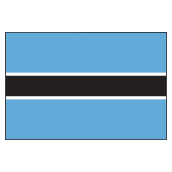 Botswana National Flag - Nylon 3X5'